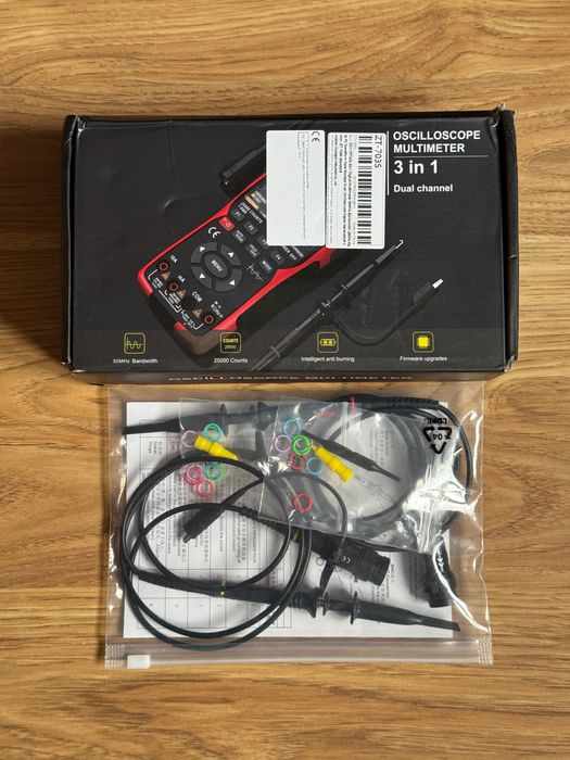Multimetr 2xSONDY 703S miernik z oscyloskopem cyfrowy 3w1 ZOYI ZT-703S