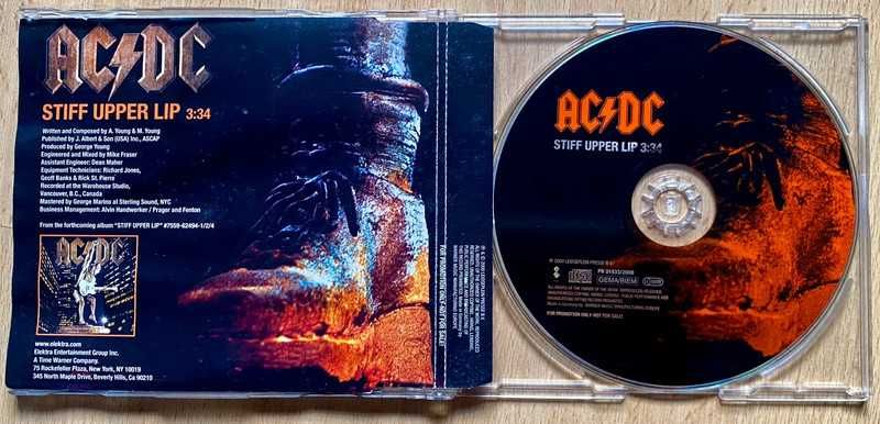 AC/DC – Stiff Upper Lip – CD (Maxi-Single), 2000