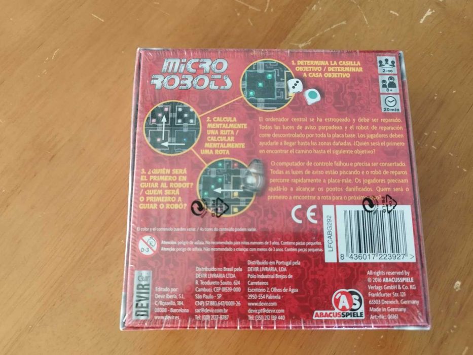 Jogo de Tabuleiro Micro Robots