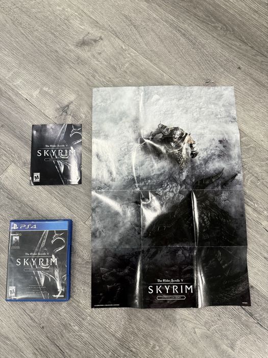 Skyrim Special Edition з постером! ps4/ps5 колекційне видання