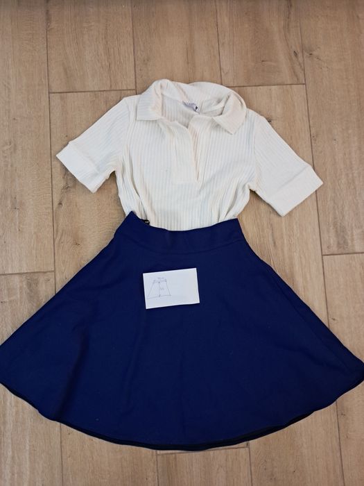 Spódnica I bluzka strój na galowo S/ 158