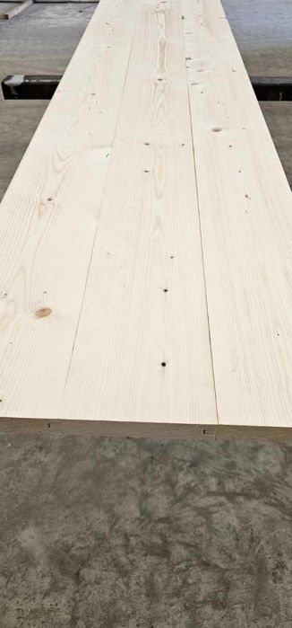 Deska podłogowa 28x121 Świerk skandynawski stropopodłoga pióro wpust