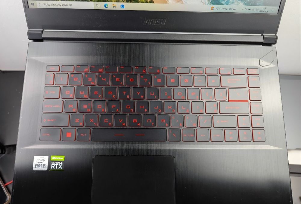 MSI GF65 Thin | i5-10300H | RTX 2060 6 GB | 16 GB RAM | SSD 512 GB