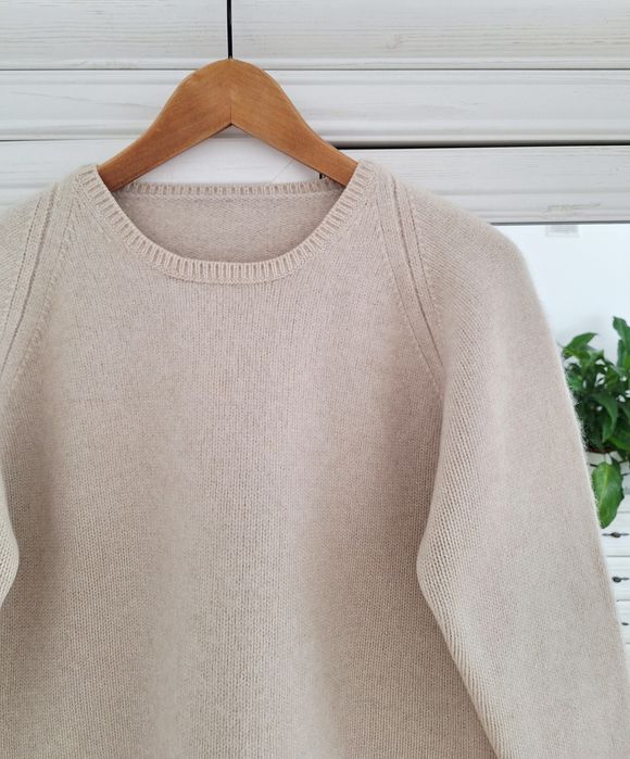 Kaszmirowy gruby sweter