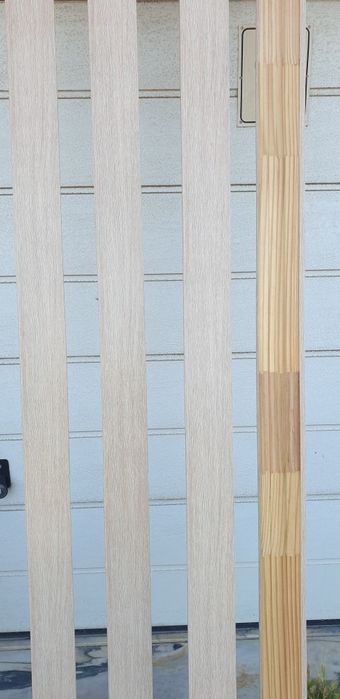 Rodapé madeira beje