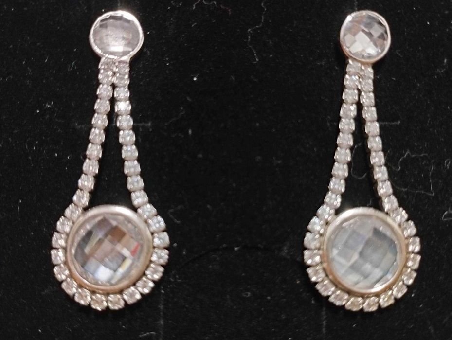 Brincos e pulseira em Prata NOVOS (Ler descrição)