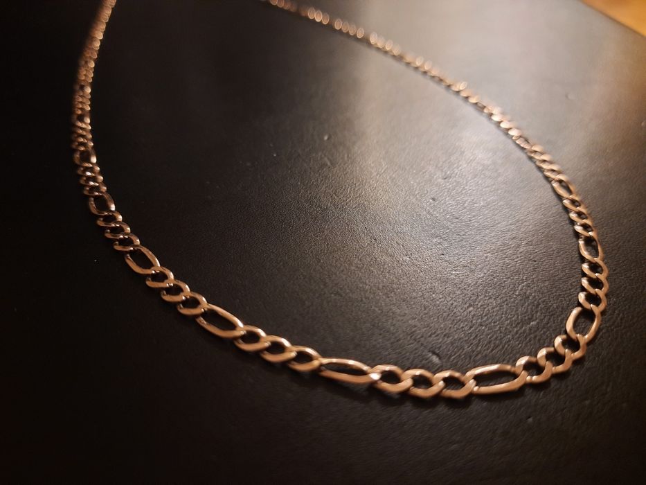 Złoty łańcuszek splot Figaro 333 Żółte ZŁOTO 333 56cm HIT!!!