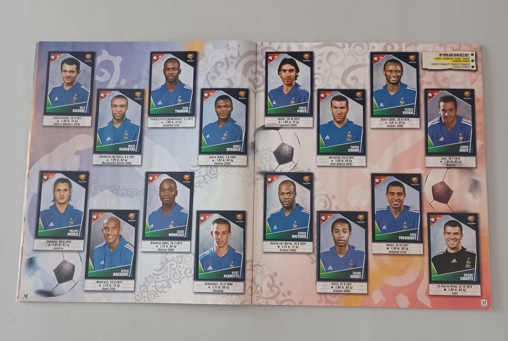 Caderneta Panini Euro 2004 completa