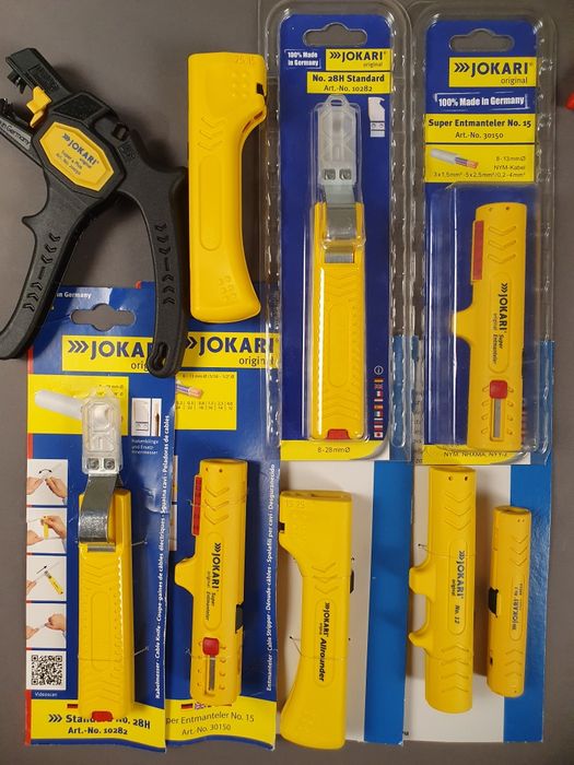 Знімачі ізоляції Jokari, KNIPEX, Stanley.
