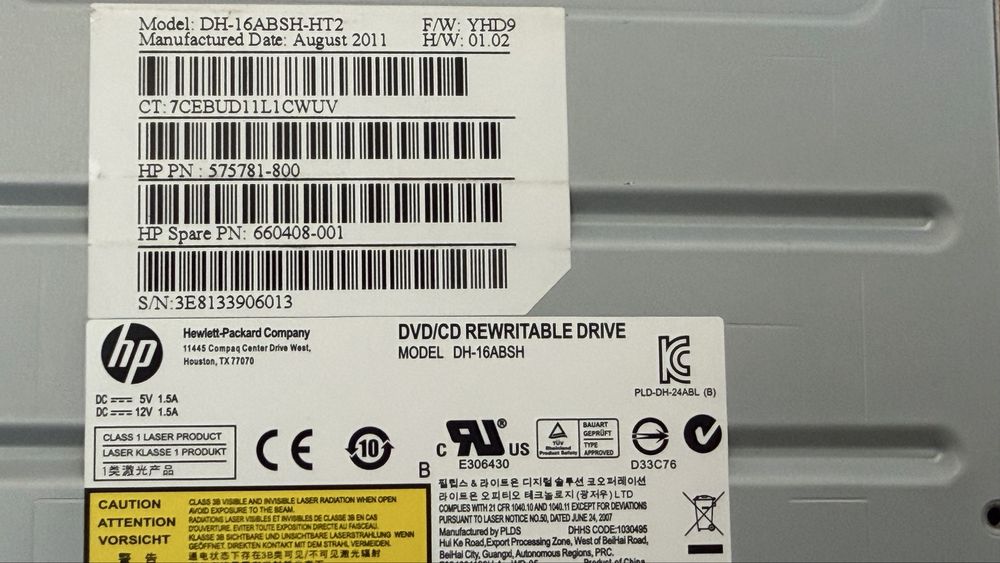 HP CD Recorder/Player447122904513269763