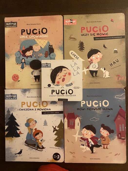 Komplet pięciu bajek „Pucio”