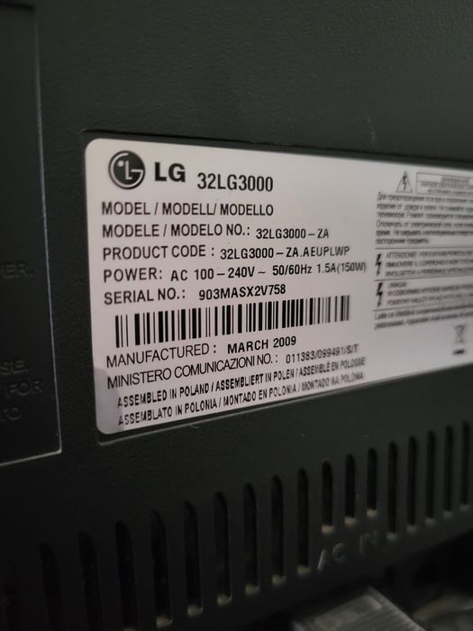 TV LG 32 polegadas460850750890987522