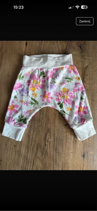 Spodenki niemowlece r 56