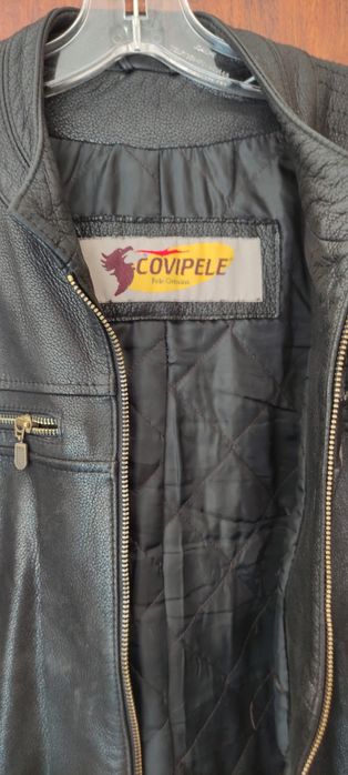 Casaco  em pele pouco uso