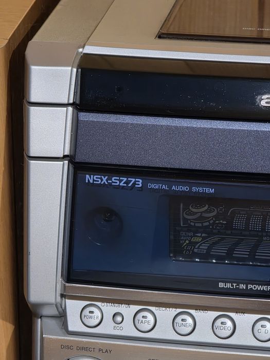 Wieża AIWA NSX-SZ73 Z Kolumnami Tuner Radio CD Kaseciak