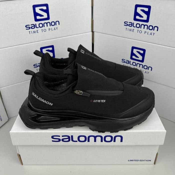 ТОП! Salomon Odyssey Advanced (Gore-Tex) Black/White 40 41 42 43 44 45