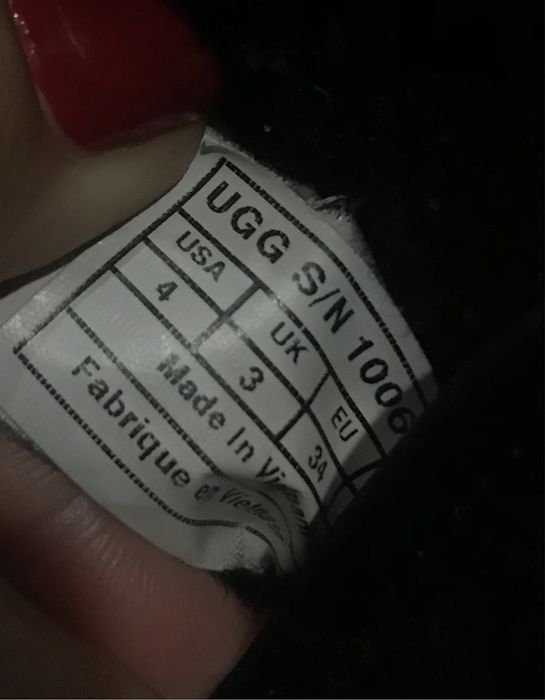 Botas ugg 34 pretas