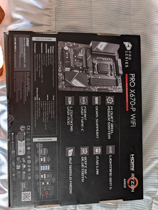Motherboard MSI x670p wifi