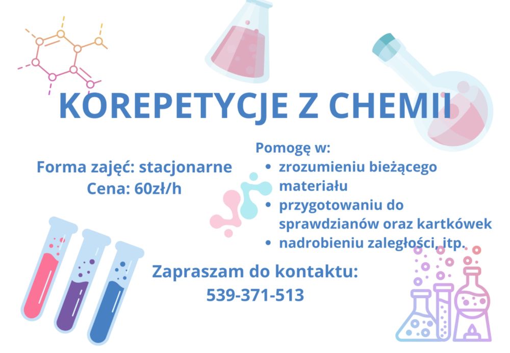 korepetycje chemia