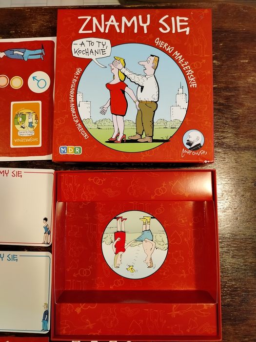 Gra planszowa Znamy się, gra towarzyska, MDR
