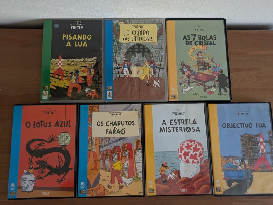 Coleção DVDs TinTim (Vários)