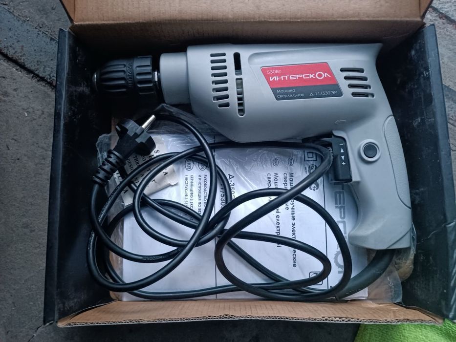 Дрель новая