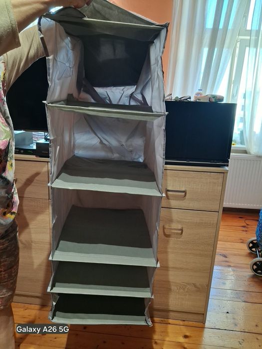 Sprzedam  komplet 2szt. półek składanych z materiału.