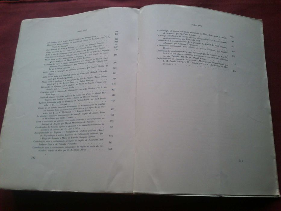 Estudos Científicos Oferecidos ao Prof. J. Carríngton da Costa-1962