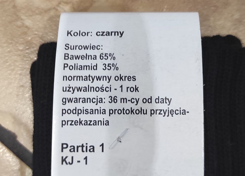 3 x nowe skarpety letnie wz. 538/MON w rozm. 23-24 (F4)