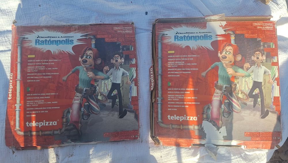 Pratos Coleccionáveis Ratónpolis - Telepizza
