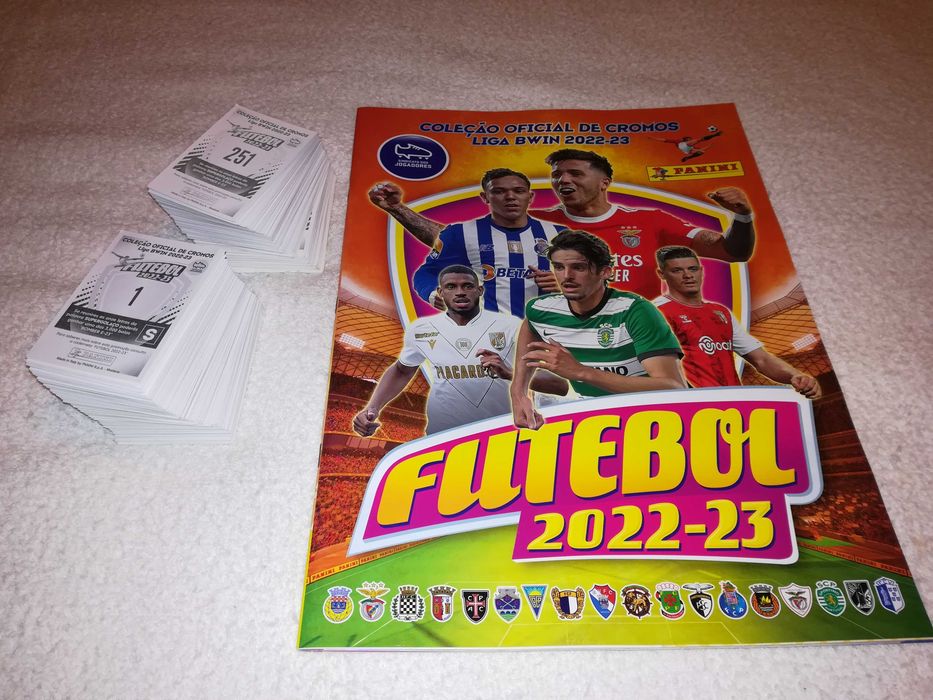 liga bwin 2022/23 (476 cromos por colar + caderneta) coleção completa