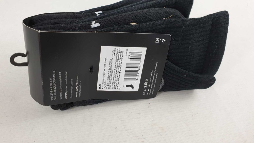 Nike Skarpetki DRI FIT  czarny rozmiar 38-42