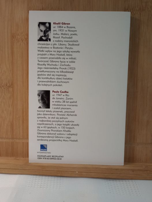 Listy Proroka. Paulo Coelho/Prorok. Khalil Gibran