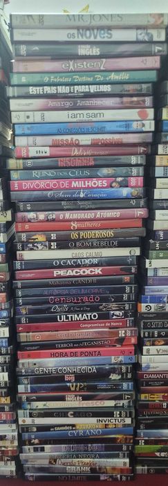 coleção com 750 DVD´s em bom estado