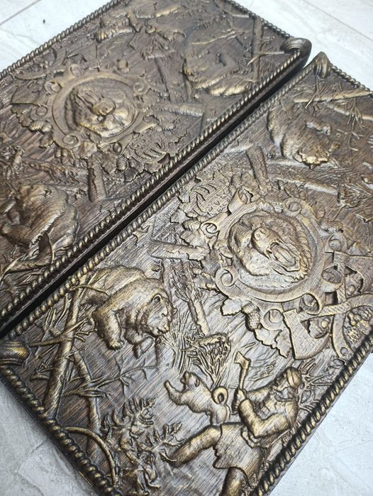 Новi нарди з натурального дуба 40х40см