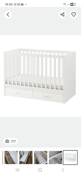 Berço com colchão ikea