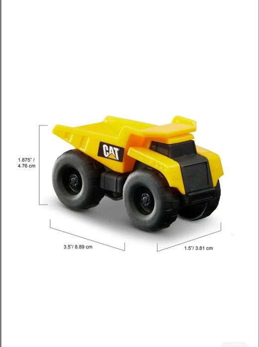 Машинки самоскид та екскаватор