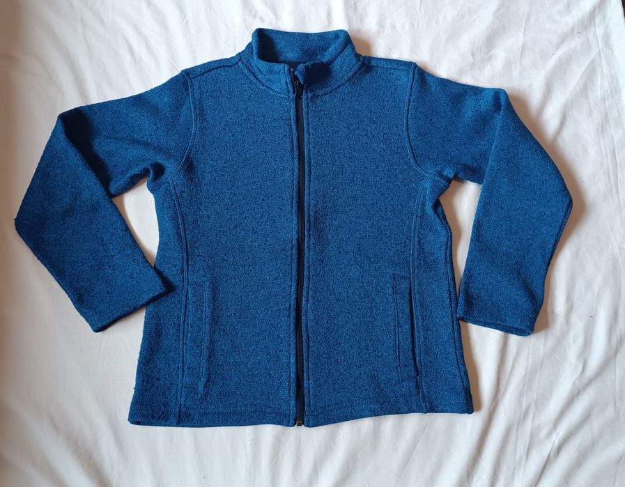 Casaco azul polar. 8 a 10 anos