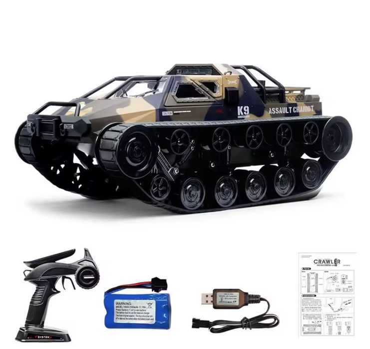 Радіокерований всюдихід 34 см Crawler MAX 1:12 з гусеницями