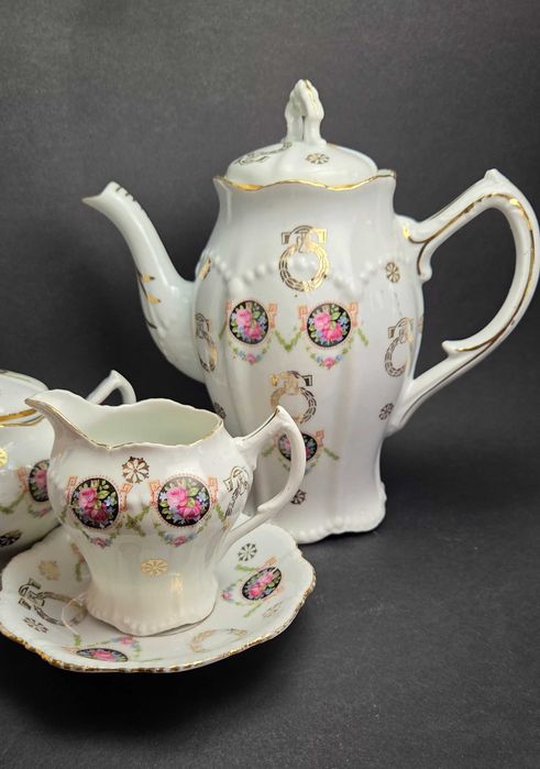 Środek stołu Parowa Kuno Steinmann dzbanek mlecznik cukiernica