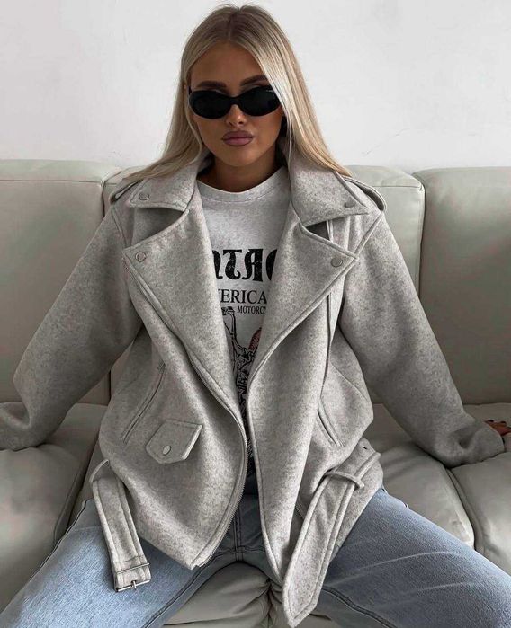 Весняна куртка косуха жіноча/Весенняя куртка косуха женская мод 502