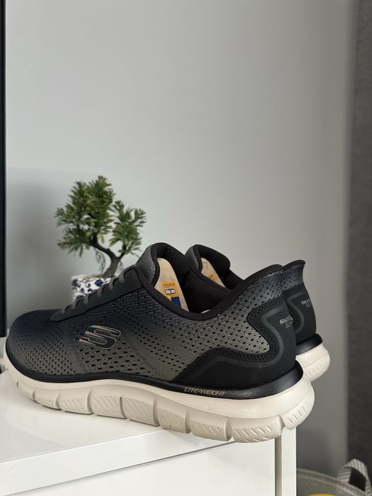 чоловічі кросівки skechers slip-ins оливкові