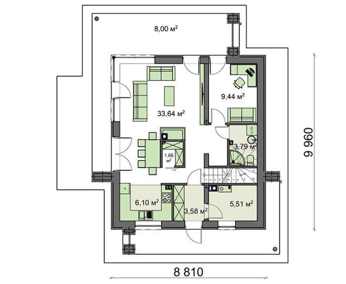 Дом по адресу ул. Капеланська (площадь 140 м²) - Atlanta.ua - фото 5