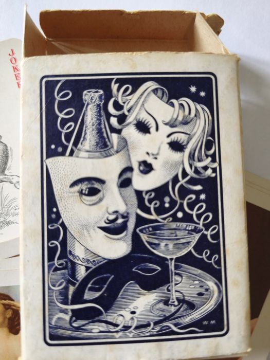 Baralho de cartas erótico "Beautiful Girls" anos 50/60,