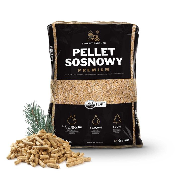 Pellet A1 Sosnowy. Premium - Eko Park Transport windą i HDS