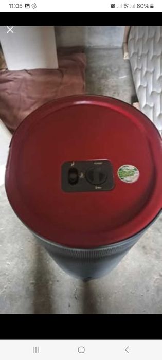 Aquecedor a gás de botija