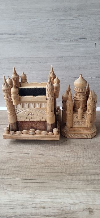 Шкатулка Храм,Замок дерево. Ручная работа