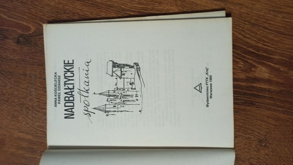 Książka Nadbałtyckie spotkania - A. Kościelecka P. Dzianisz