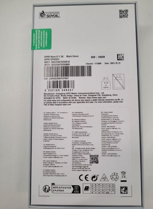 Smartphone Oppo Reno 12F Novo