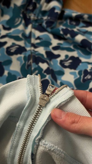 Bape shark zip-hoodie blue legit
